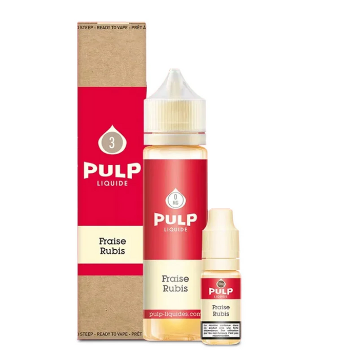 E-liquide Fraise Rubis 60 ml - Pulp