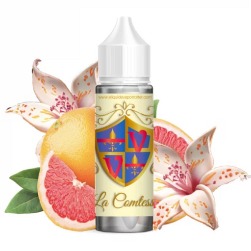 E-Liquide La Comtesse saveur Pamplemousse, fleur de lys 50 ML - Les Bourgeoises