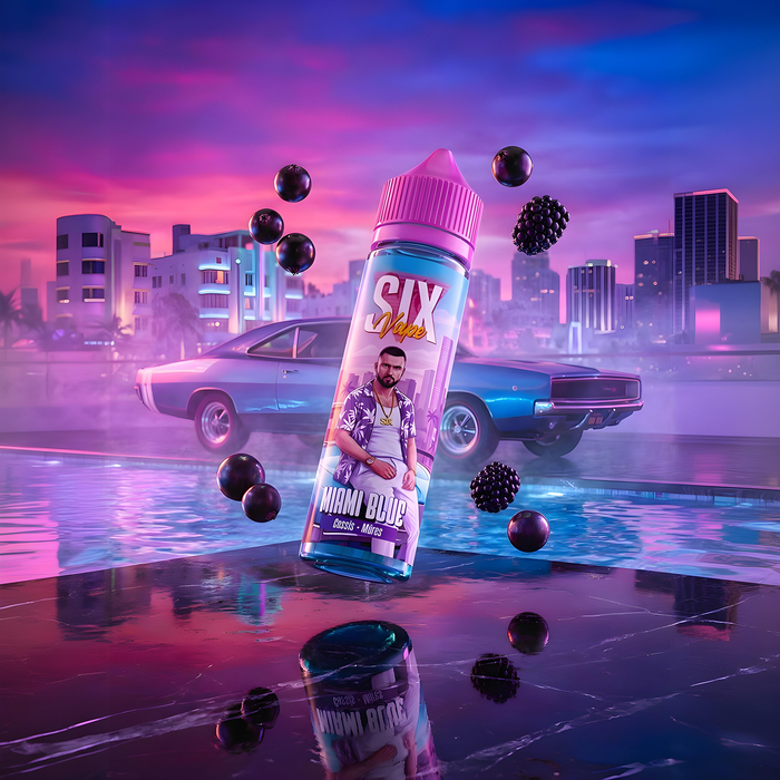 E-LIQUIDE MIAMI BLUE 50ML SIX VAPE LEVEST