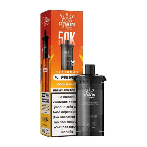 Cartouche Al Fakher Crown Bar Hypermax Prime 50K — Cool Mango