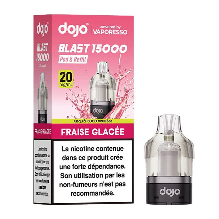 Cartouche Dojo Blast 15K - Fraise Glacée