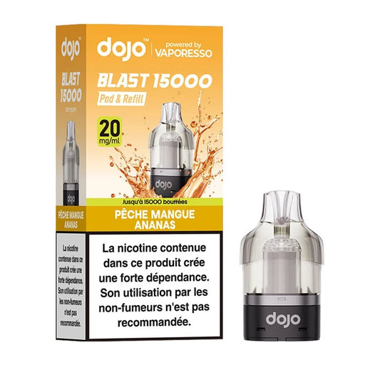 Cartouche Dojo Blast 15K - Pêche Mangue Ananas