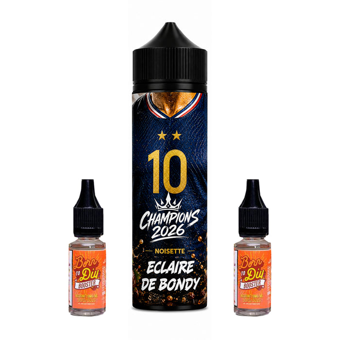 E-liquide 50 ml Eclaire de Bondy - Champions2026