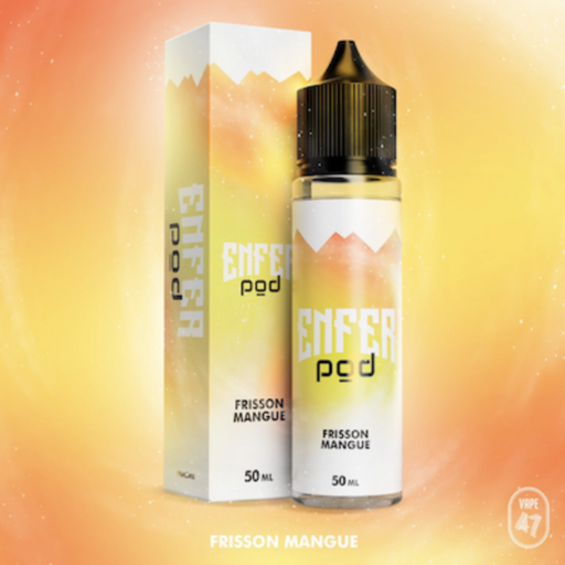E-LIQUIDE 50ML FRISSON MANGUE ENFER POD VAPE 47