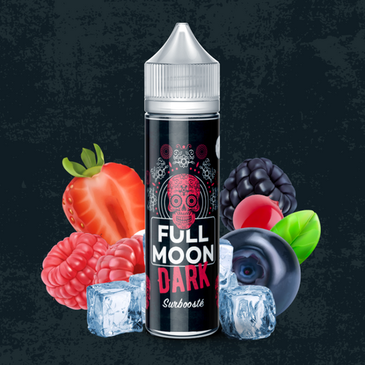 E-liquide Dark Saveur fraise, framboise, groseille, cerise.