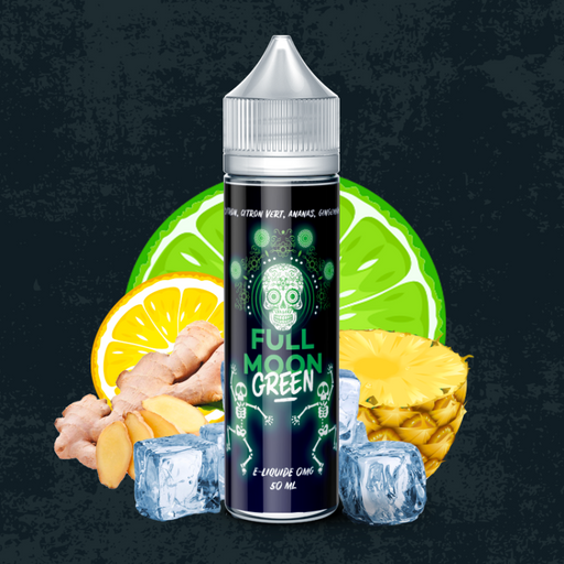 E-liquide Green saveur Citron, Ananas et Gingembre
