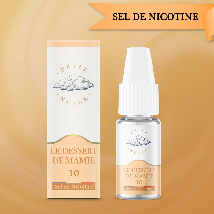 E-liquide Dessert De Mamie en sel de nicotine de chez Petit Nuage