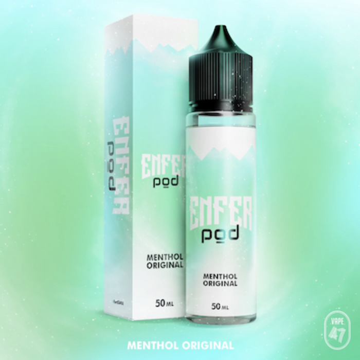 E-LIQUIDE 50ML MENTHE ORIGINAL - ENFER POD