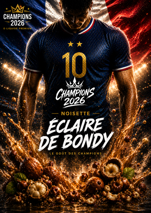 E-liquide 50 ml Eclaire de Bondy - Champions2026