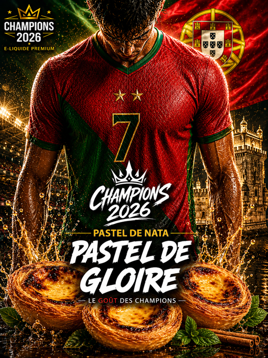 E-liquide 50 ml Pastel de Gloire - Champions2026