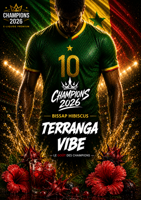 E-liquide 50 ml Terranga Vibe  - Champions2026