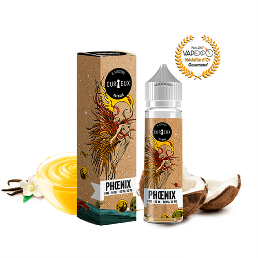 E-liquide gourmand Phoenix 50ml - Curieux