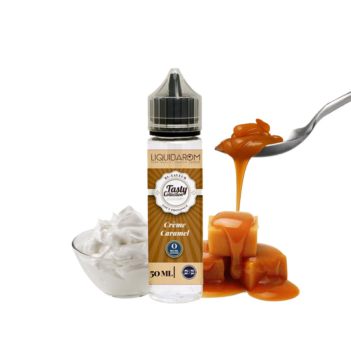 E-liquide Crème Caramel 50 & 100 ml - Tasty