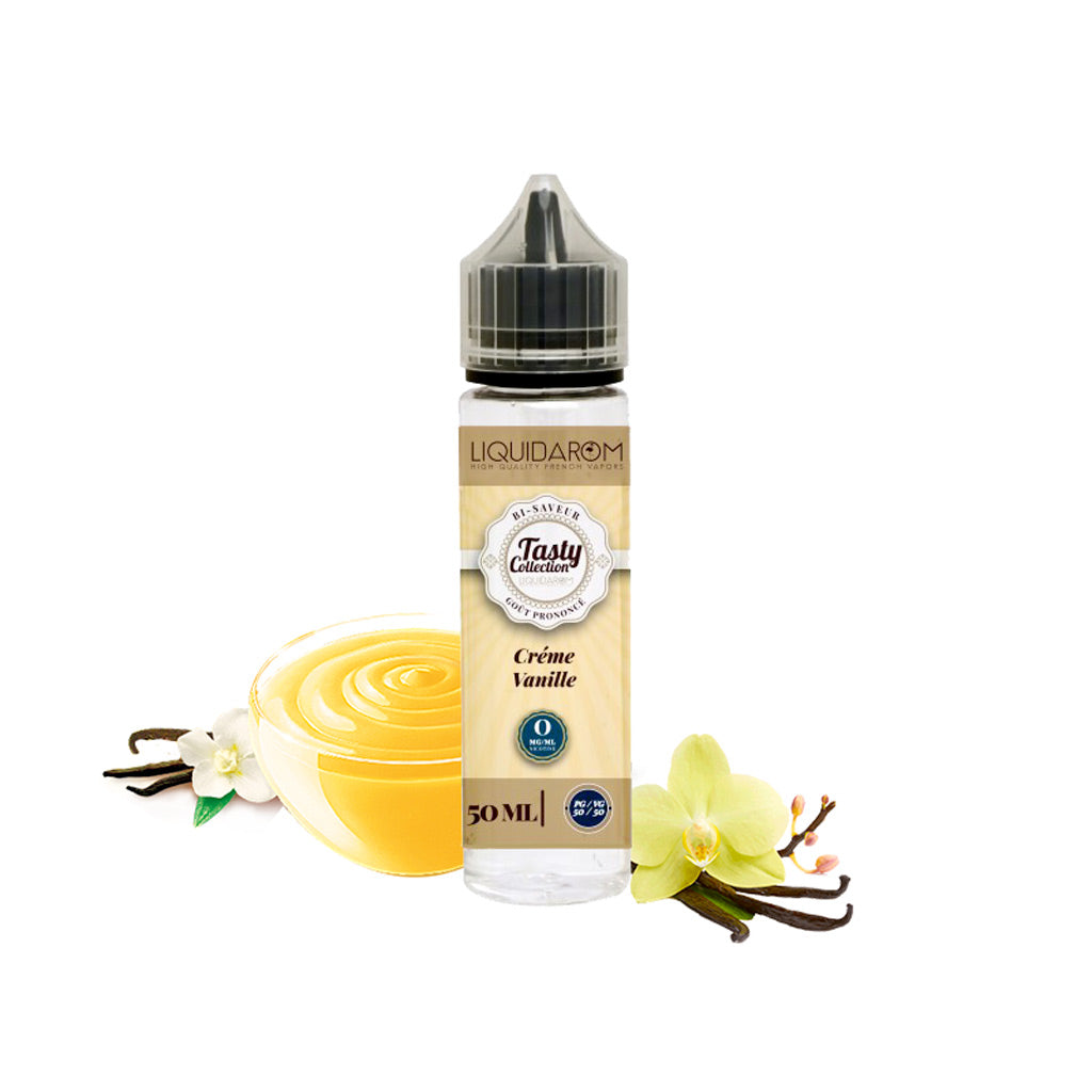 E-liquide Crme Vanille 50ml - Tasty l Eliquide Franais gourmand | Wevape E-liquide Crme Vanille 50ml - Tasty l Eliquide Franais gourmand | Wevape