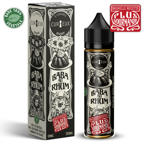 E-liquide Baba au Rhum 50ml Vgtol - Curieux | Eliquide sans propylne glycol Wevape E-liquide Baba au Rhum 50ml Vgtol - Curieux | Eliquide sans propylne glycol Wevape
