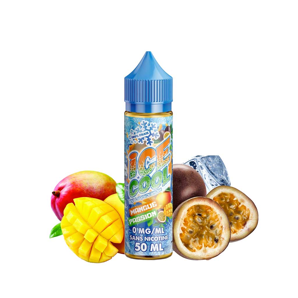 E-liquide Mangue Passion - Ice Cool 50 ml | Eliquide Franais fabriqu par  LiquidArom  Wevape