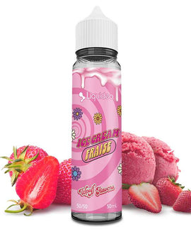 E-liquide Ice Cream Fraise 50ml - Liquideo